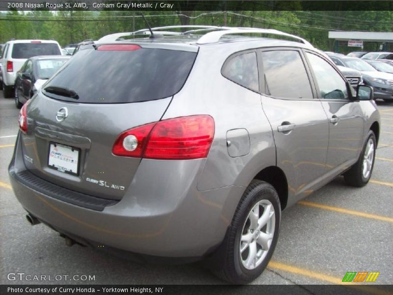 Gotham Gray Metallic / Gray 2008 Nissan Rogue SL AWD