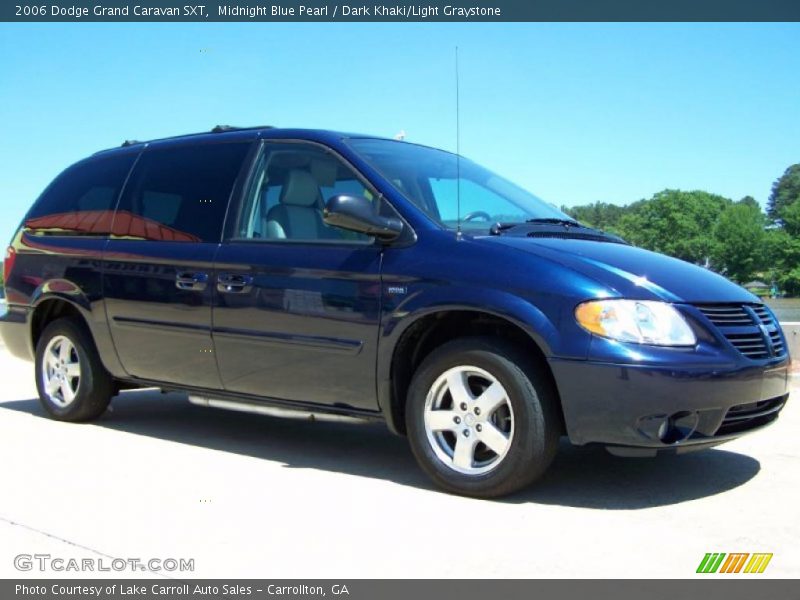 Midnight Blue Pearl / Dark Khaki/Light Graystone 2006 Dodge Grand Caravan SXT