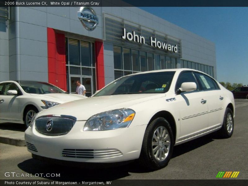 White Opal / Titanium Gray 2006 Buick Lucerne CX