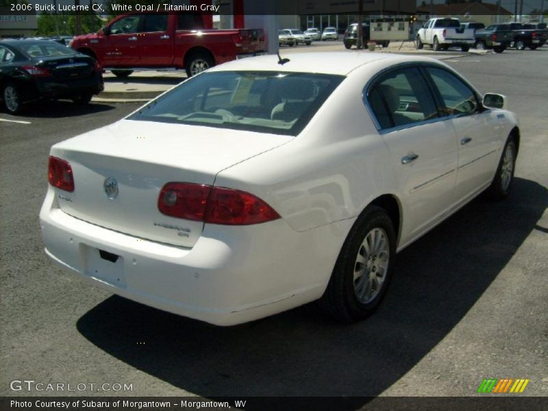 White Opal / Titanium Gray 2006 Buick Lucerne CX