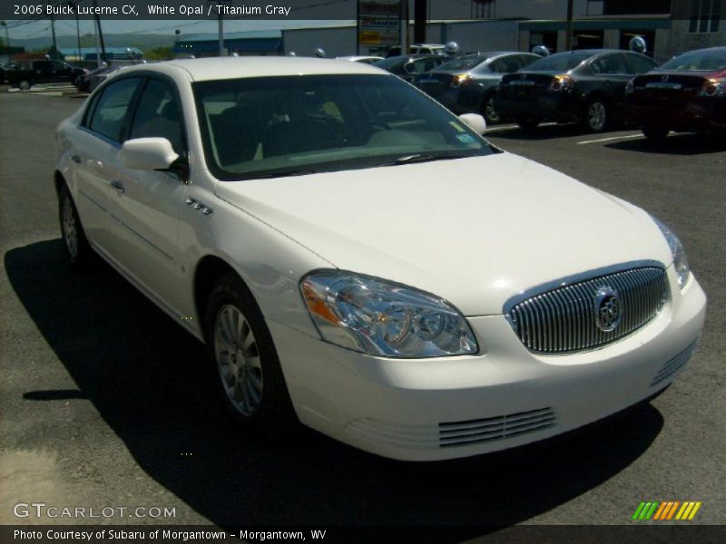 White Opal / Titanium Gray 2006 Buick Lucerne CX
