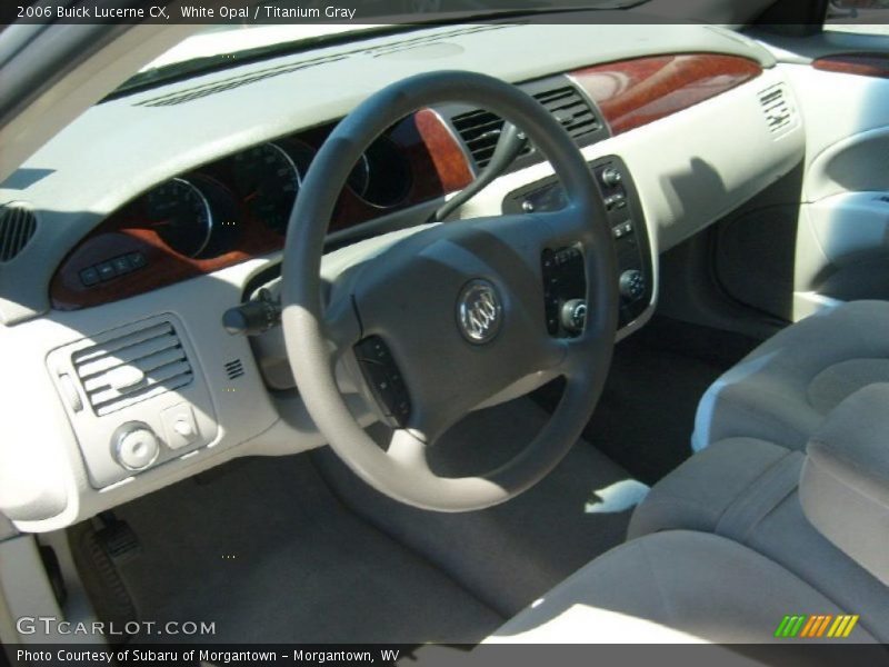 White Opal / Titanium Gray 2006 Buick Lucerne CX