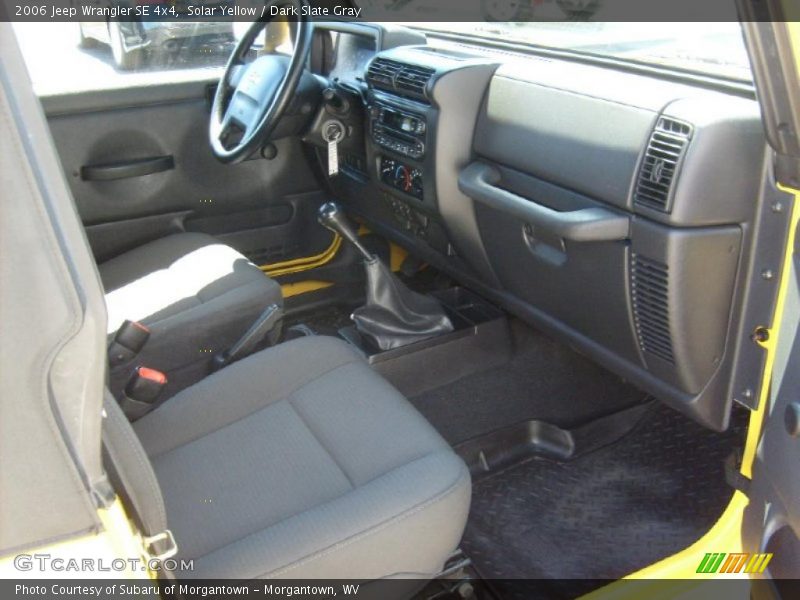 Solar Yellow / Dark Slate Gray 2006 Jeep Wrangler SE 4x4
