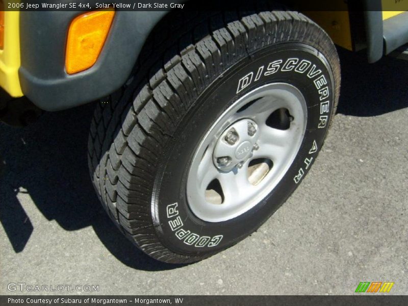 Solar Yellow / Dark Slate Gray 2006 Jeep Wrangler SE 4x4