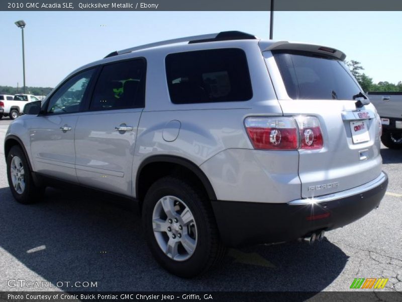 Quicksilver Metallic / Ebony 2010 GMC Acadia SLE