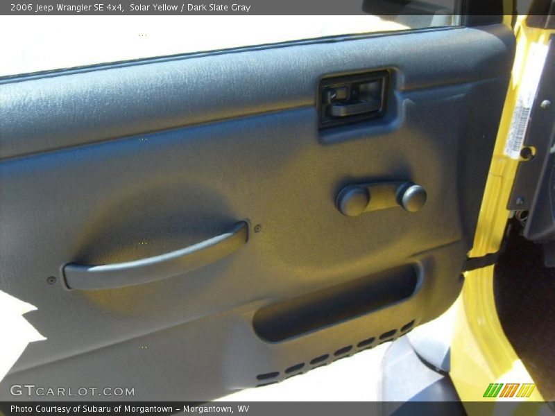 Solar Yellow / Dark Slate Gray 2006 Jeep Wrangler SE 4x4