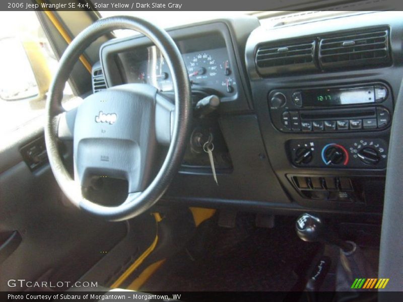 Solar Yellow / Dark Slate Gray 2006 Jeep Wrangler SE 4x4