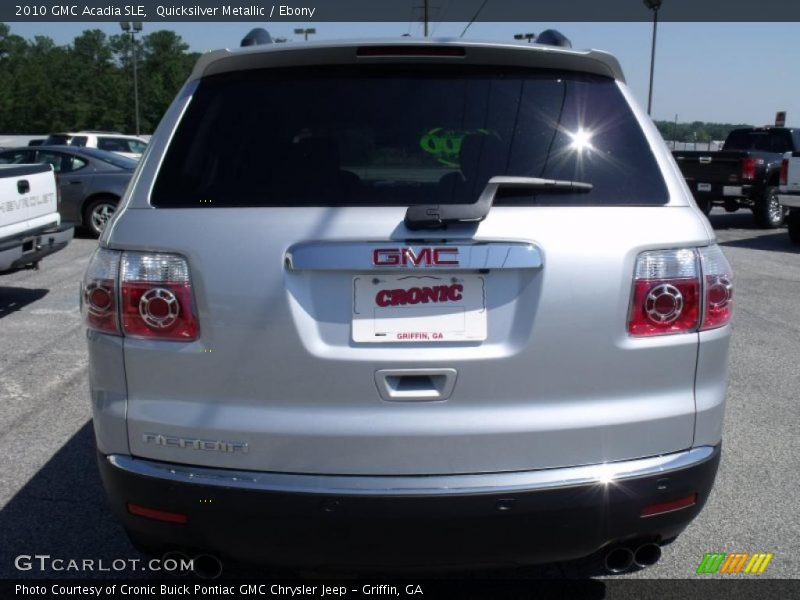 Quicksilver Metallic / Ebony 2010 GMC Acadia SLE