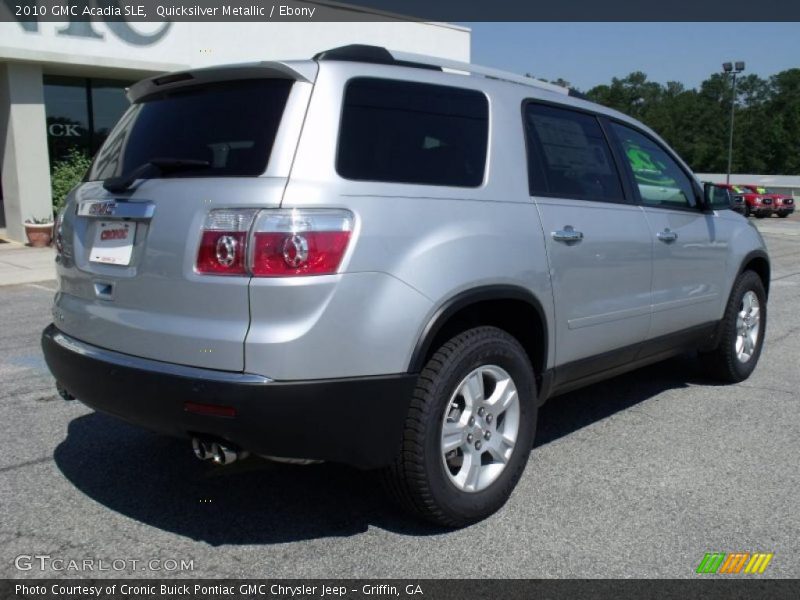 Quicksilver Metallic / Ebony 2010 GMC Acadia SLE