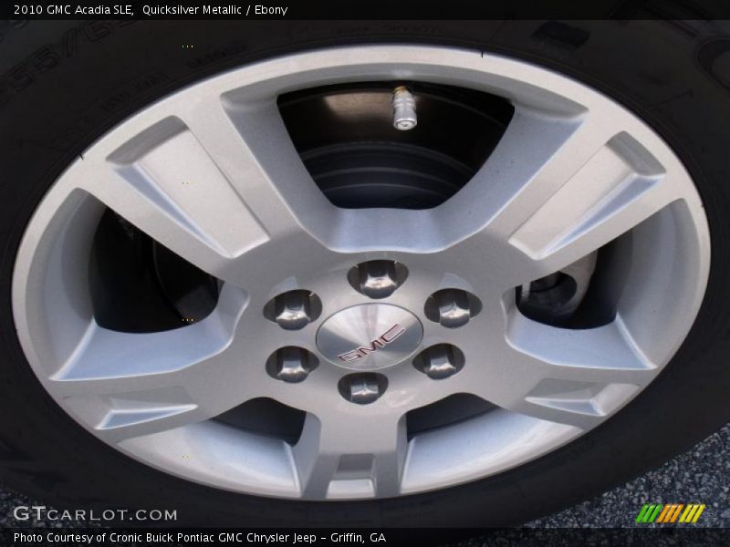 Quicksilver Metallic / Ebony 2010 GMC Acadia SLE