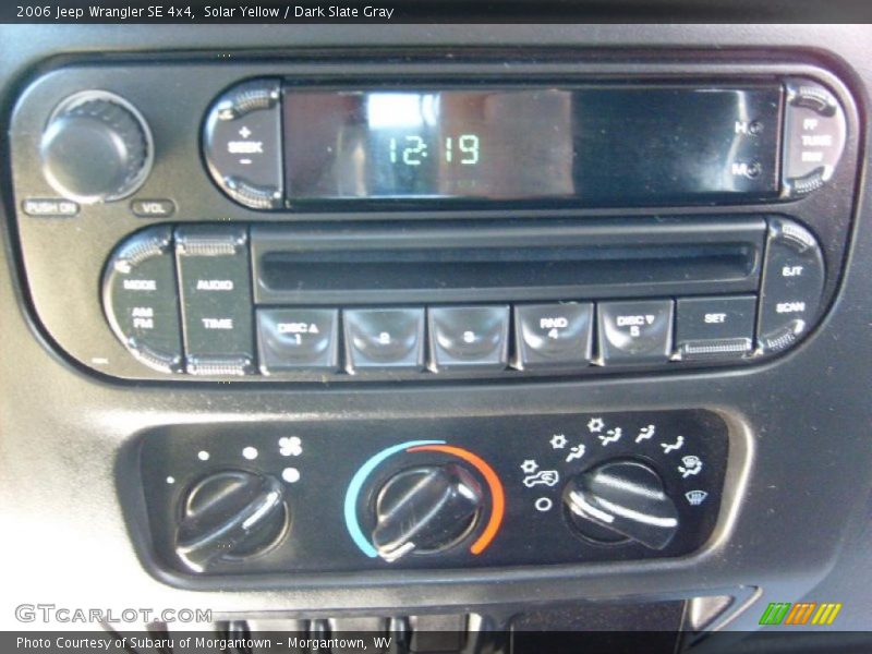 Solar Yellow / Dark Slate Gray 2006 Jeep Wrangler SE 4x4