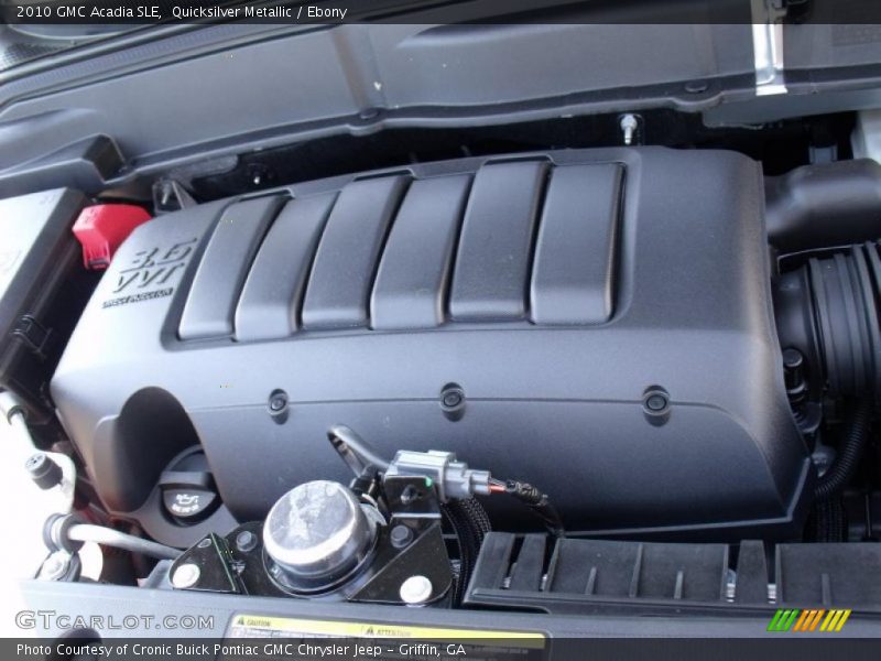 Quicksilver Metallic / Ebony 2010 GMC Acadia SLE