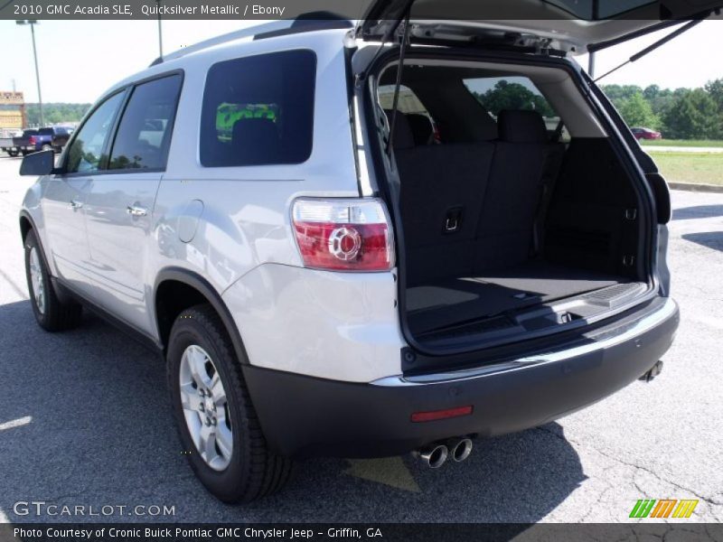 Quicksilver Metallic / Ebony 2010 GMC Acadia SLE