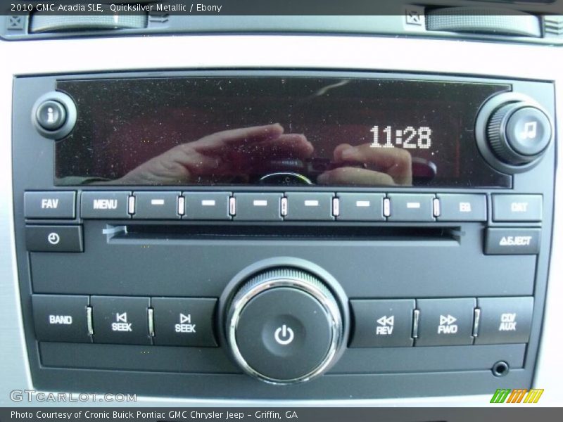 Quicksilver Metallic / Ebony 2010 GMC Acadia SLE