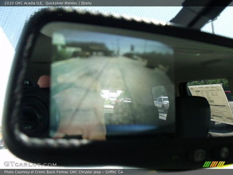 Quicksilver Metallic / Ebony 2010 GMC Acadia SLE
