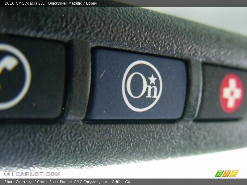 Quicksilver Metallic / Ebony 2010 GMC Acadia SLE