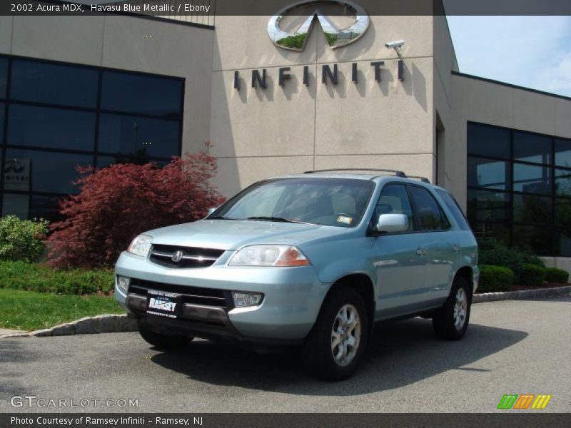 Havasu Blue Metallic / Ebony 2002 Acura MDX