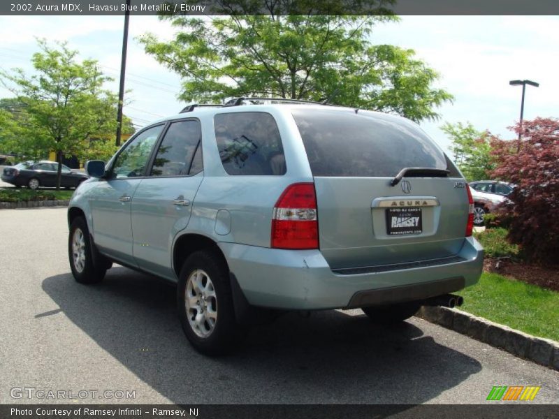 Havasu Blue Metallic / Ebony 2002 Acura MDX