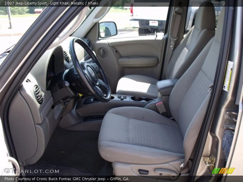 Light Khaki Metallic / Khaki 2007 Jeep Liberty Sport
