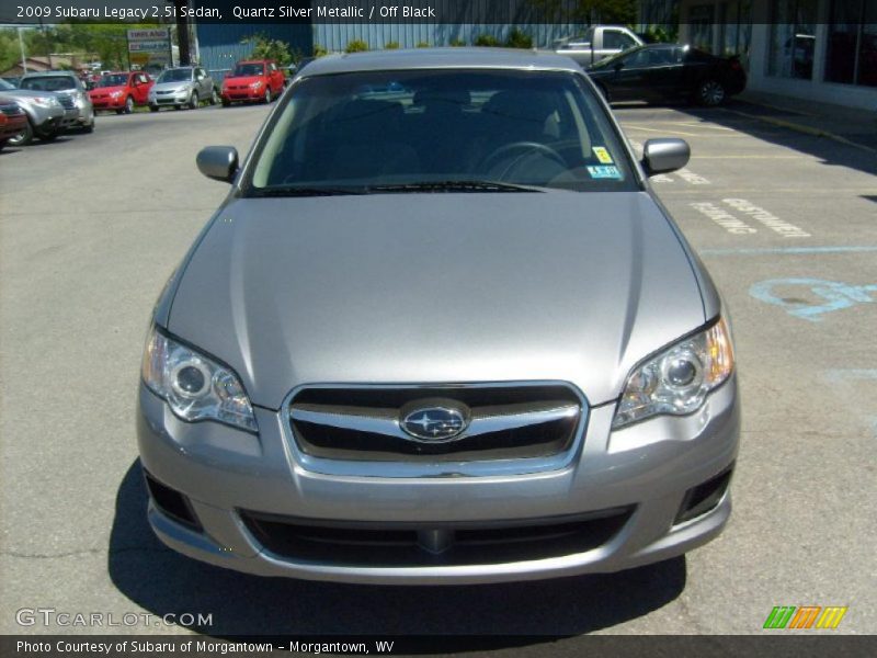 Quartz Silver Metallic / Off Black 2009 Subaru Legacy 2.5i Sedan
