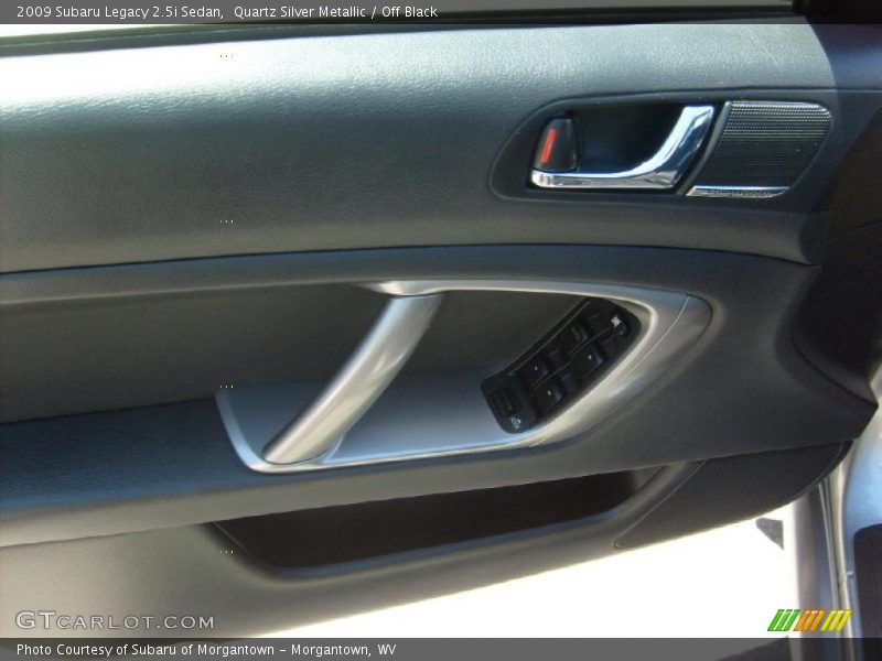 Quartz Silver Metallic / Off Black 2009 Subaru Legacy 2.5i Sedan