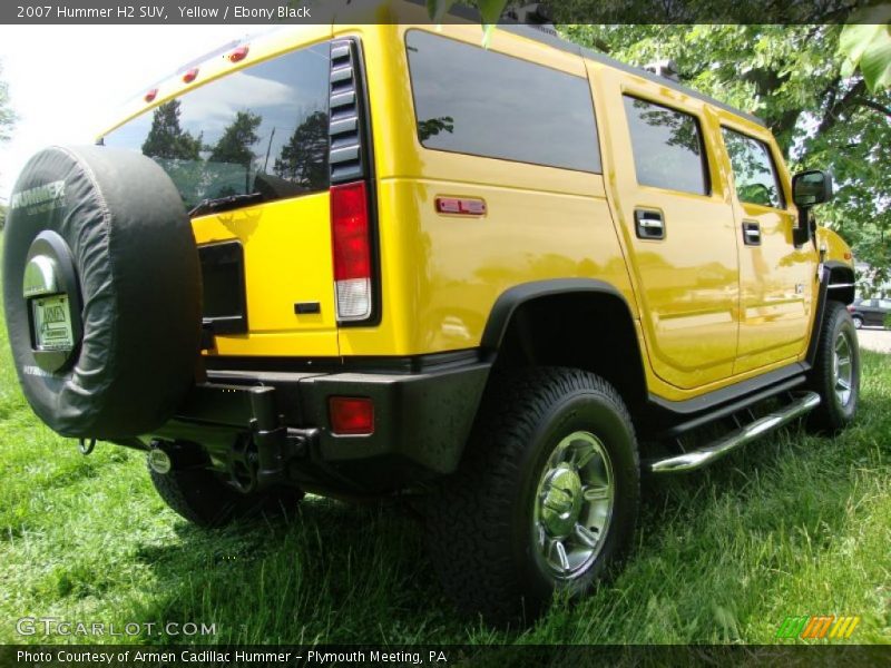 Yellow / Ebony Black 2007 Hummer H2 SUV