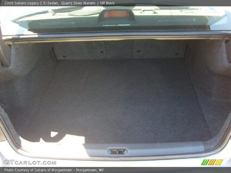 Quartz Silver Metallic / Off Black 2009 Subaru Legacy 2.5i Sedan