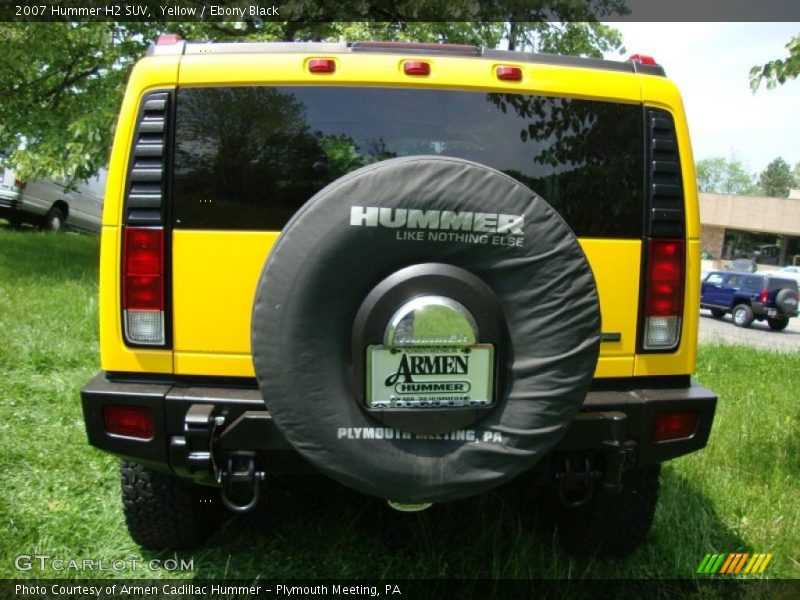 Yellow / Ebony Black 2007 Hummer H2 SUV
