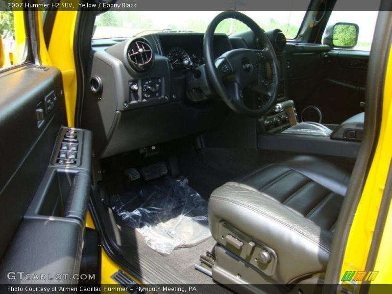 Yellow / Ebony Black 2007 Hummer H2 SUV