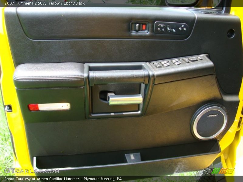 Yellow / Ebony Black 2007 Hummer H2 SUV