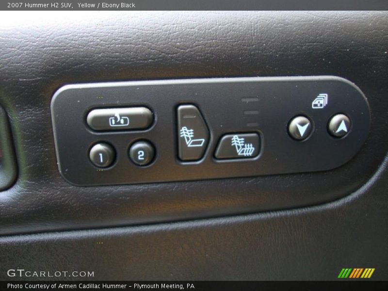 Yellow / Ebony Black 2007 Hummer H2 SUV