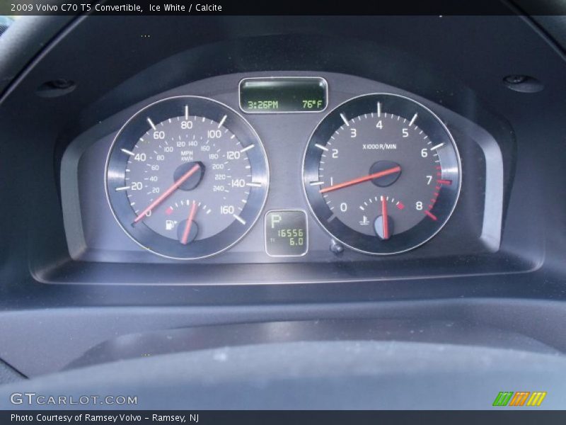 Ice White / Calcite 2009 Volvo C70 T5 Convertible
