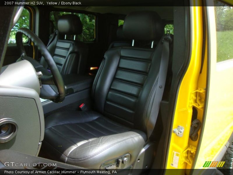 Yellow / Ebony Black 2007 Hummer H2 SUV