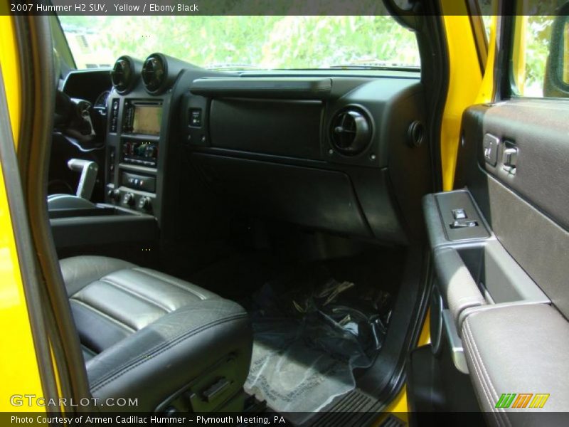 Yellow / Ebony Black 2007 Hummer H2 SUV