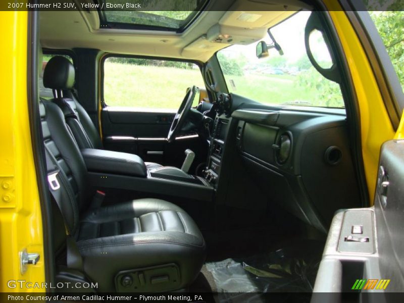 Yellow / Ebony Black 2007 Hummer H2 SUV