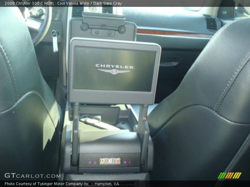 Cool Vanilla White / Dark Slate Gray 2008 Chrysler 300 C HEMI