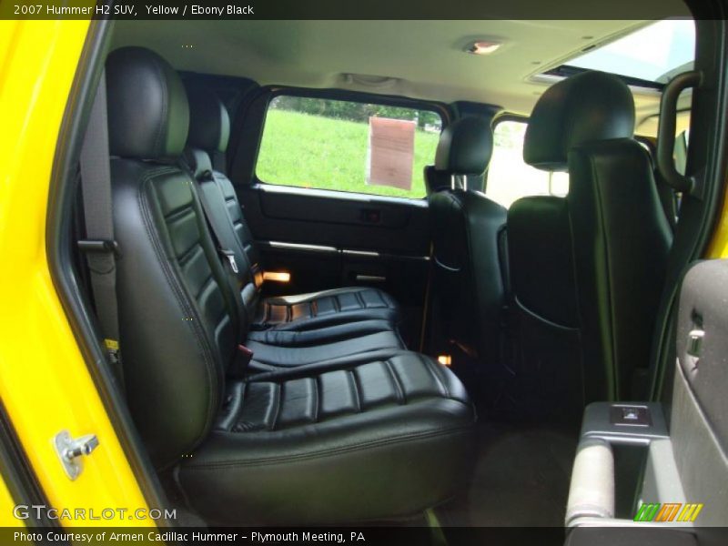 Yellow / Ebony Black 2007 Hummer H2 SUV