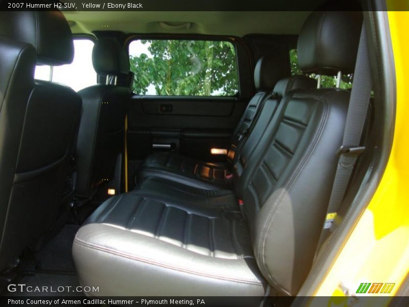 Yellow / Ebony Black 2007 Hummer H2 SUV