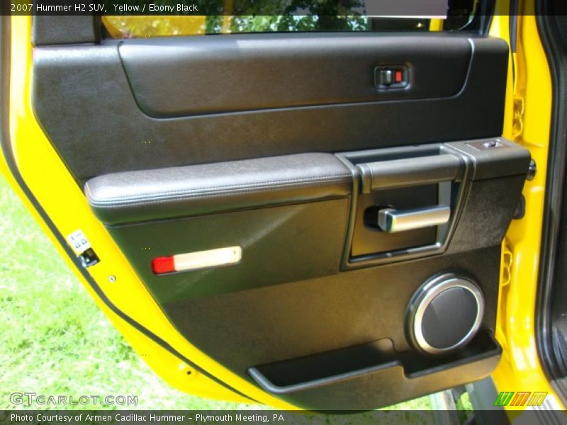 Yellow / Ebony Black 2007 Hummer H2 SUV