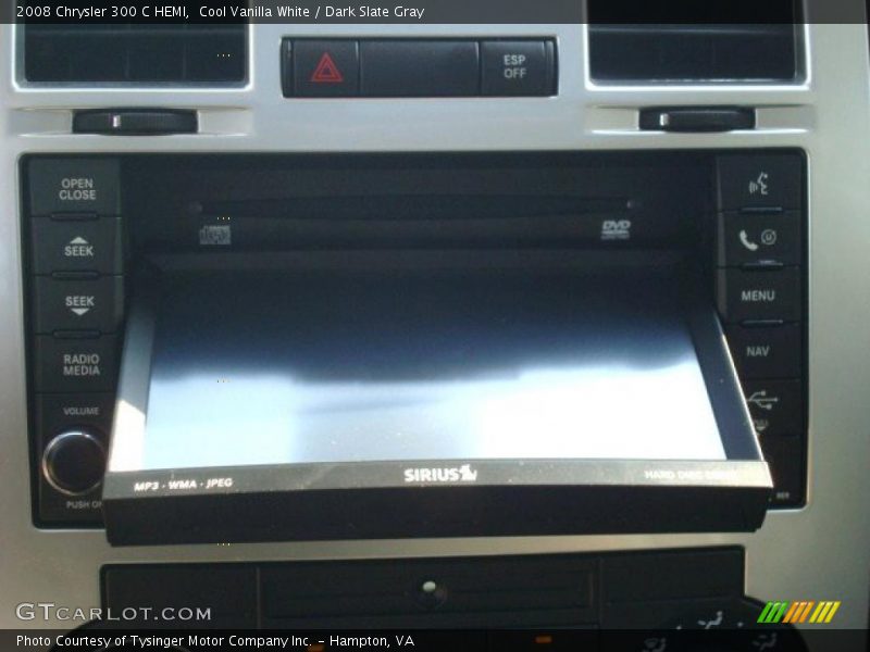 Cool Vanilla White / Dark Slate Gray 2008 Chrysler 300 C HEMI
