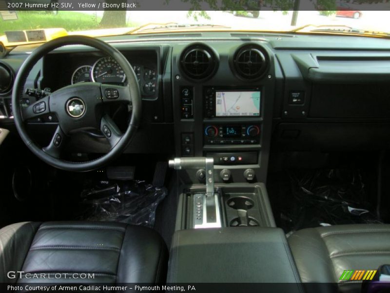 Yellow / Ebony Black 2007 Hummer H2 SUV