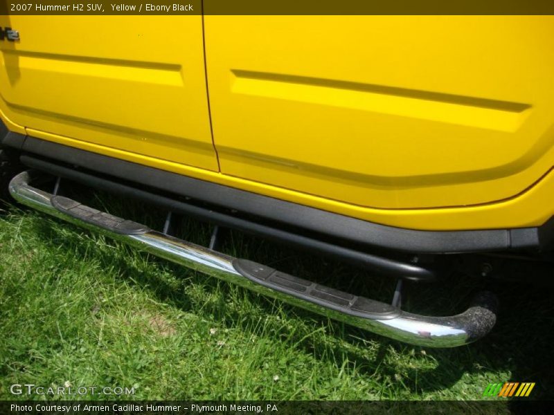 Yellow / Ebony Black 2007 Hummer H2 SUV