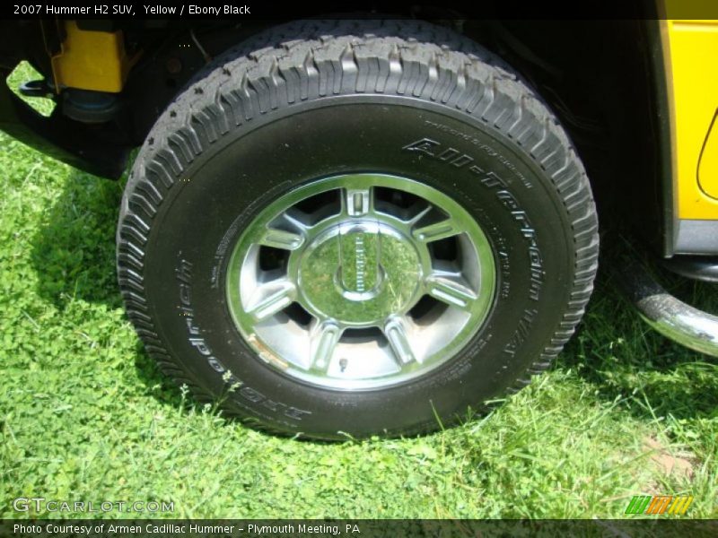 Yellow / Ebony Black 2007 Hummer H2 SUV