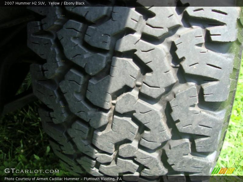 Yellow / Ebony Black 2007 Hummer H2 SUV
