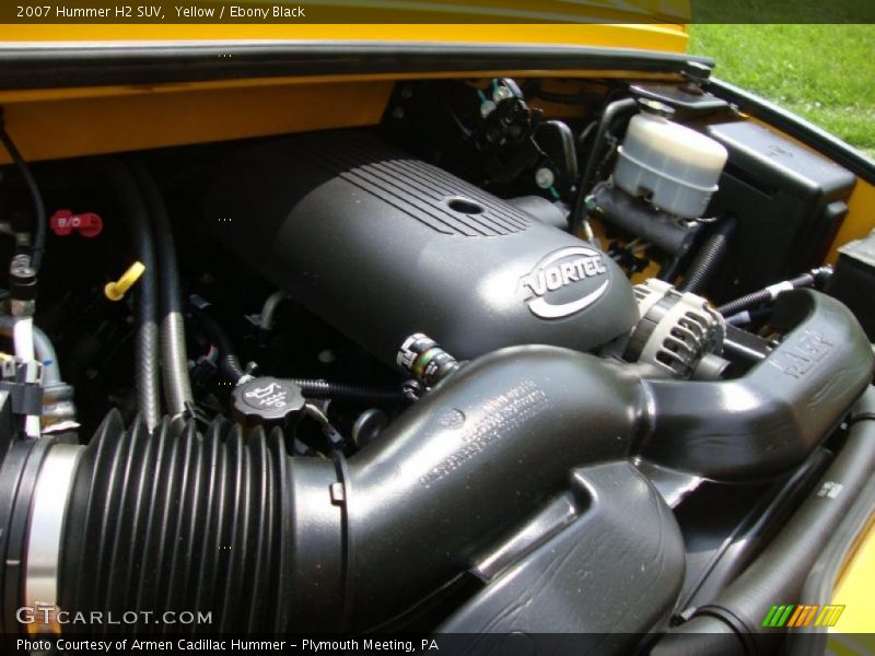 Yellow / Ebony Black 2007 Hummer H2 SUV