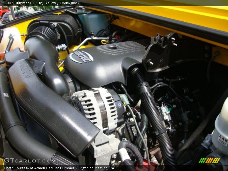 Yellow / Ebony Black 2007 Hummer H2 SUV