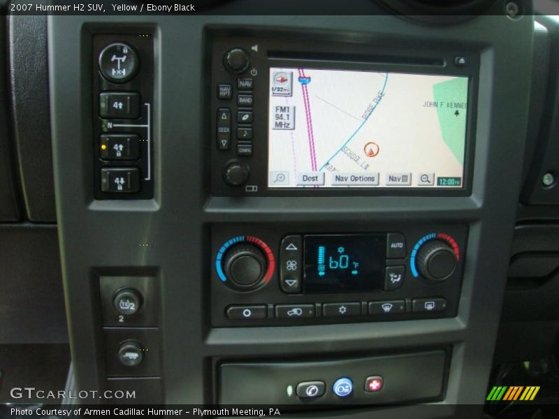 Yellow / Ebony Black 2007 Hummer H2 SUV