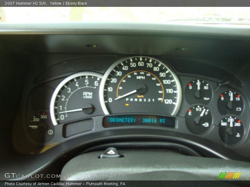 Yellow / Ebony Black 2007 Hummer H2 SUV