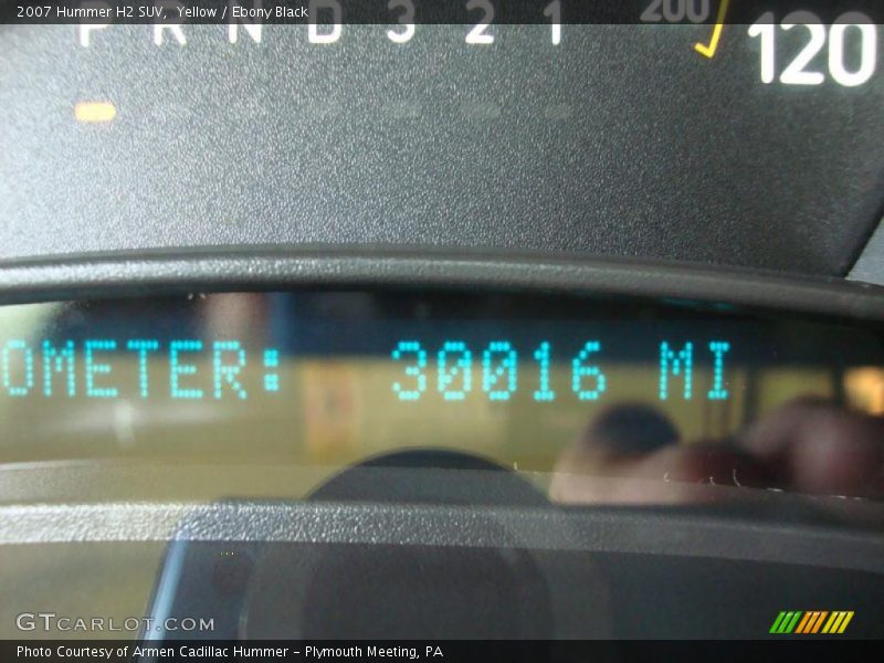 Yellow / Ebony Black 2007 Hummer H2 SUV