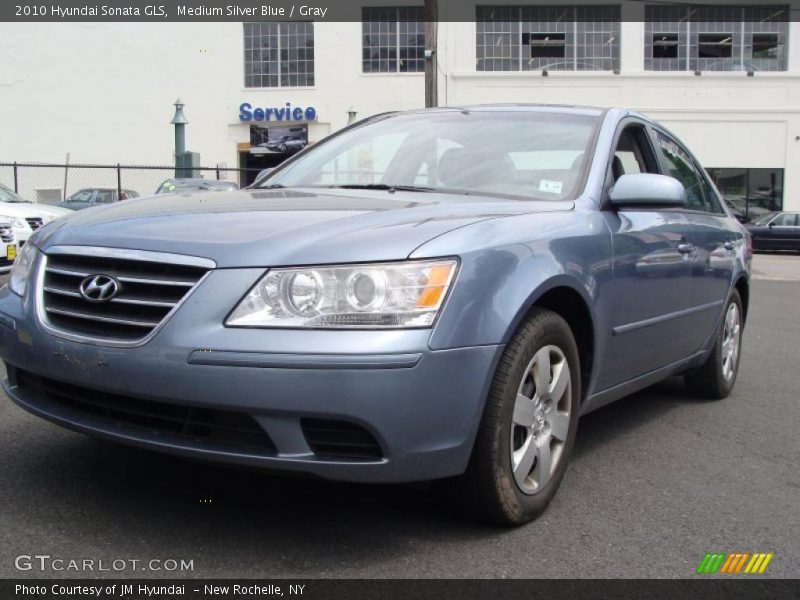 Medium Silver Blue / Gray 2010 Hyundai Sonata GLS
